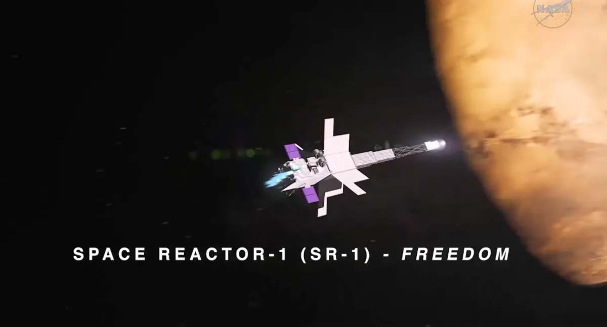SR-1 Freedom — скріншот із презентації NASA