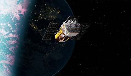 художественное представление орбитальной обсерватории NASA SWIFT