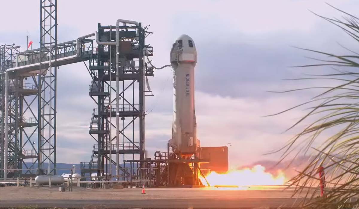 Старт корабля Blue Origin New Shepard NS-24