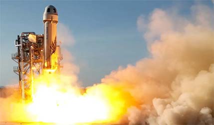 Blue Origin собирается возобновить полеты корабля New Shepard с экипажем