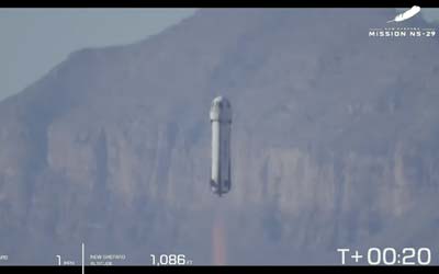 Blue Origin New Shepard NS-29 launch