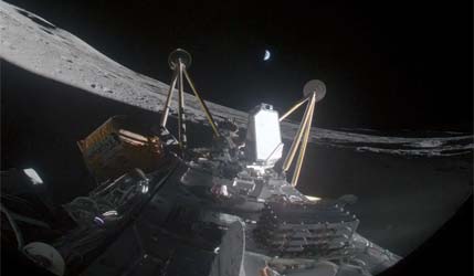 Проблемы с альтиметрами и освещением привели к падению лунного модуля IM-2 на бок