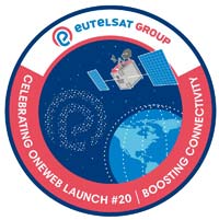 EutelSat Group One Web 20 Launch logo