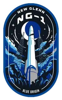 New Glenn (NG-1) first launch mission logo