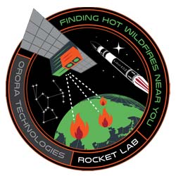 Ororatech Electron mission logo