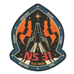 new shepard ns-31 mission logo