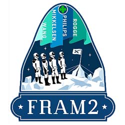 fram2 mission patch