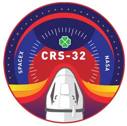 dragon CRS-32 mission logo