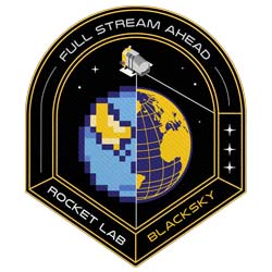 Roccket Lab Electron Full Stream Ahead mission logo