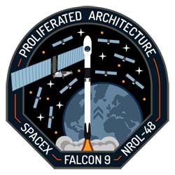 spacex nrol-48 mission logo