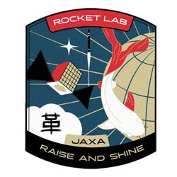 rocket lab jaxa Raise-4 mission logo