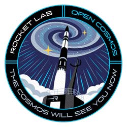 electron rocket The Cosmos Will See You Now mission logo