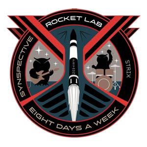 Rocket Lab Synspective strix-8 mission logo