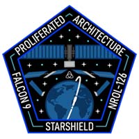 Falcon 9 Block 5 mission NROL-126 logo