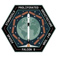 Falcon 9 Block 5 mission NROL-149 logo