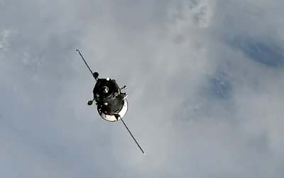 Трансляция стыковки космического грузового корабля «Прогресс МС-27» c МКС