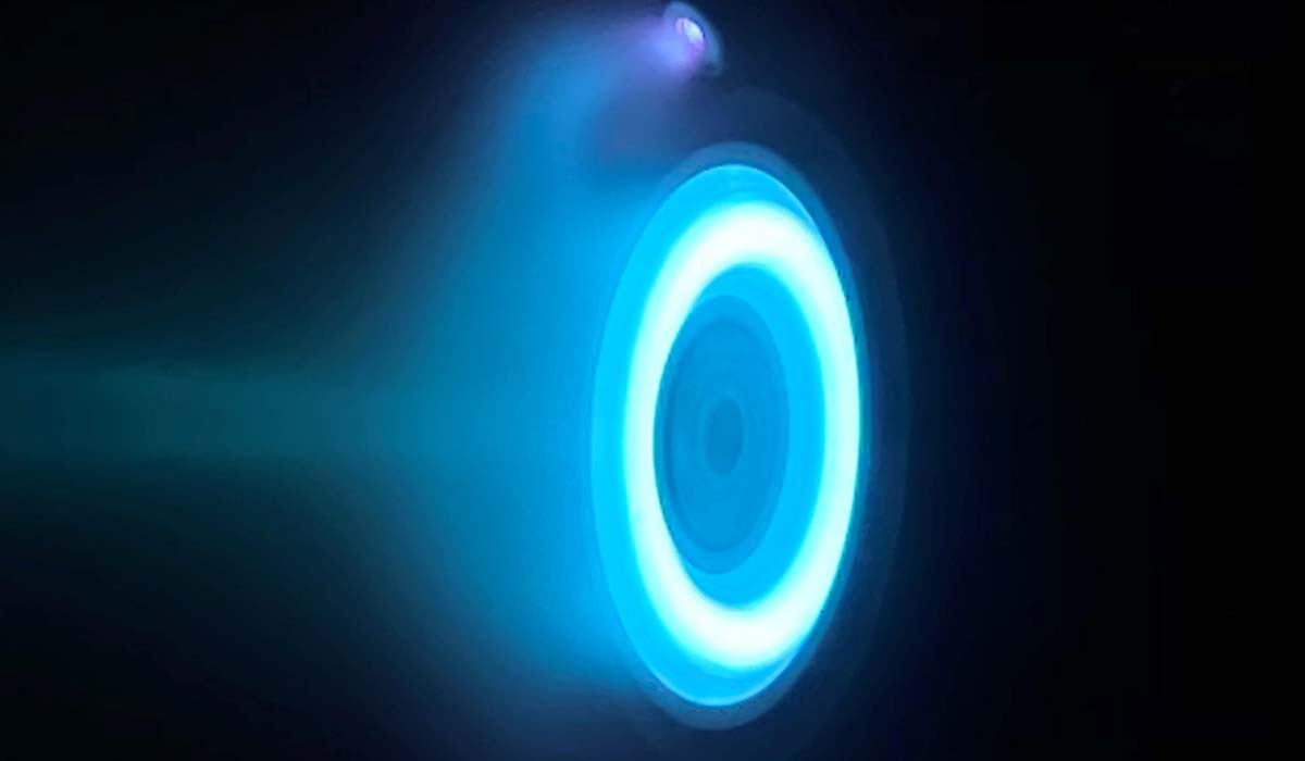 electric thruster identical to those being used to propel NASA’s Psyche spacecraft