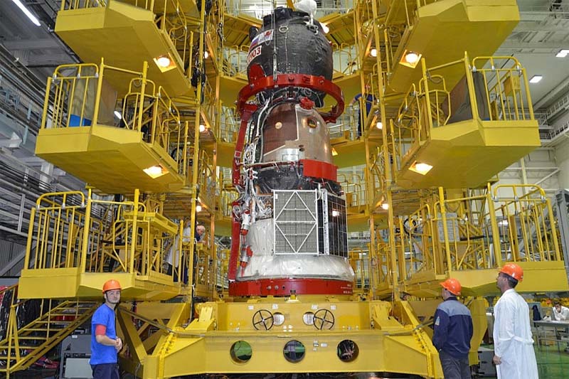 На Байконур доставили пілотований корабель «Союз МС-23»