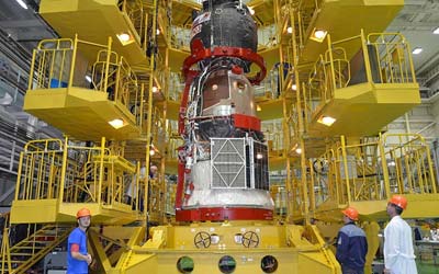 На Байконур доставили пілотований корабель «Союз МС-23»