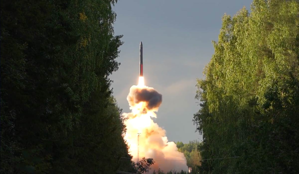 Запуск МБР, ймовірно РС-24 «Ярс», 28 серпня з Плесецька
