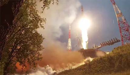 Ракета Союз-2.1б на взлете