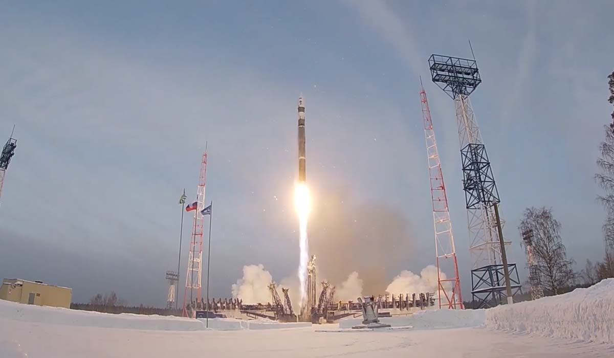 Запуск ракеты Союз-2.1в со спутником Космос-2575