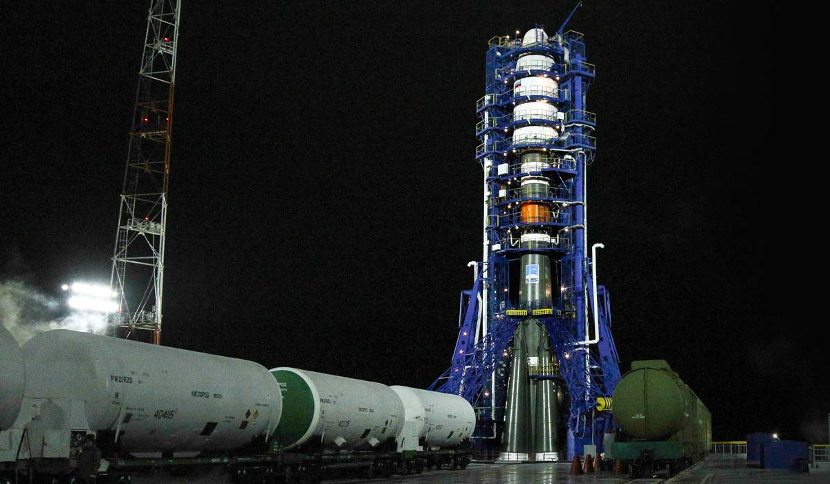 Ракета Союз-2.1 на стартовом столе