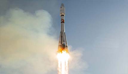 Ракета Союз-2.1а запускает спутник Космос