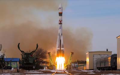 Старт ракеты Союз 2.1б