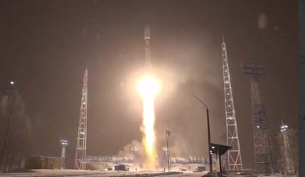 Запуск ракеты «Союз 2.1а» о спутником Обзор-Р №1