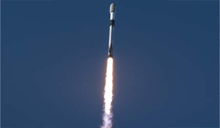 Запуск ракети Falcon 9 Block 5 із супутниками Starlink Group 17-44 з бази Ванденберг