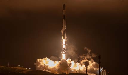 Запуск ракети Falcon 9 у рамках місії Transporter-17