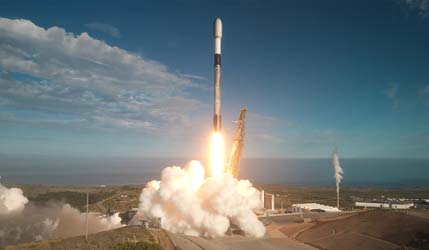 запуск ракети Falcon 9 Block 5 із супутниками Starlink Group 17-39 з бази Ванденберг 21 липня 2026 року