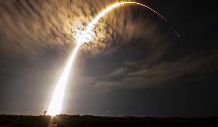 Запуск ракеты SapceX Falcon Heavy с миссией NROL-97
