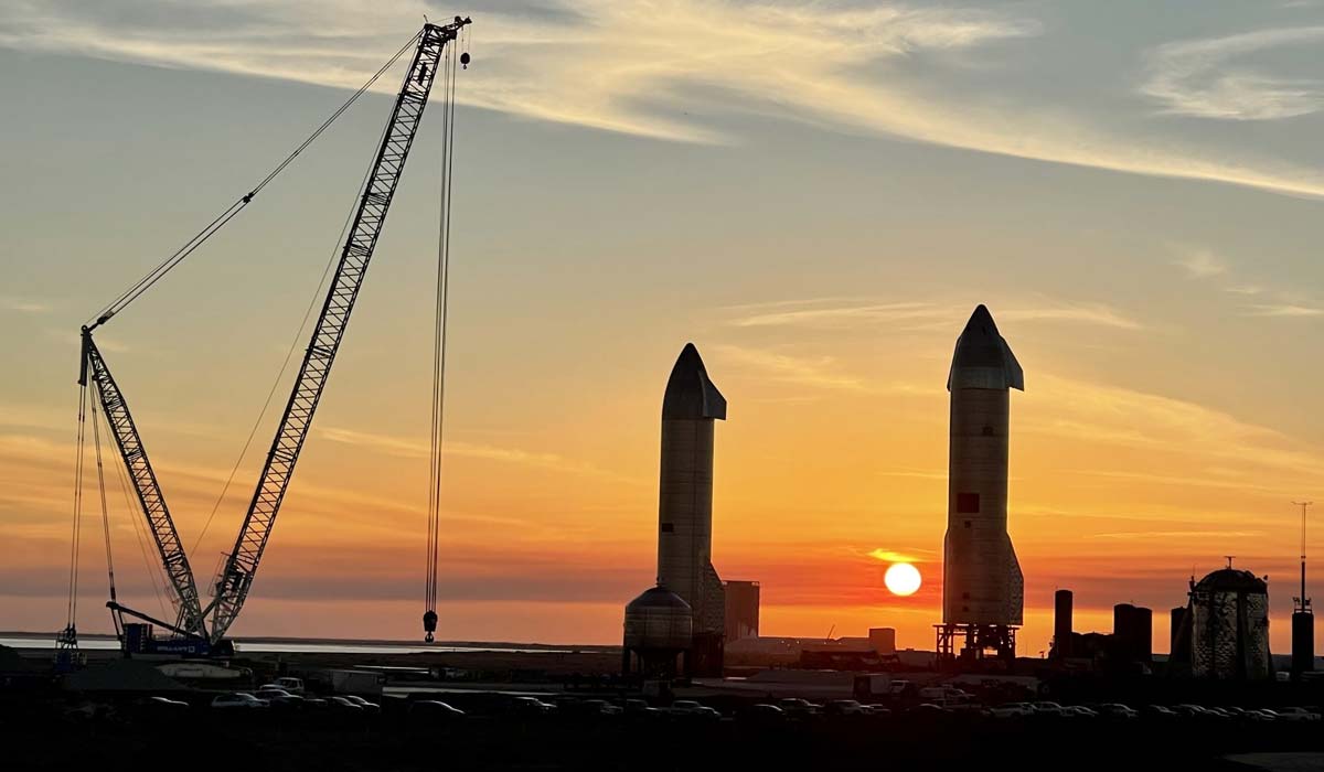 Кораблі Starship на майданчику Boca Chica