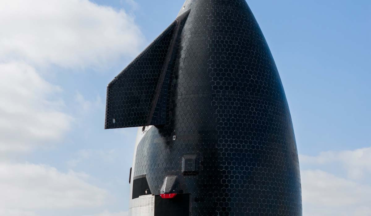 Термозахисна плитка на кораблі Starship 3