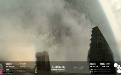 Starship пережил возвращение в атмосферу во время четвертого испытательного полета