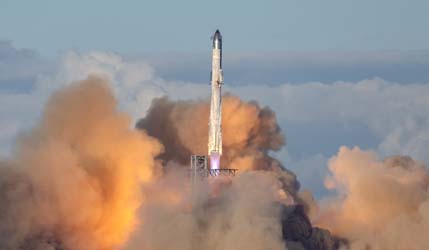 запуск ракеты Super Heavy 15 / Starship 38 (11-й полет)