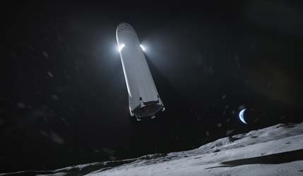 SpaceX Starship: Беспилотная посадка на Луну в 2027 году — подробности и аналитика