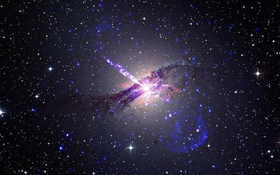 Ученые обнаружили самую длинную пару  джетов, вылетающих из сверхмассивной черной дыры