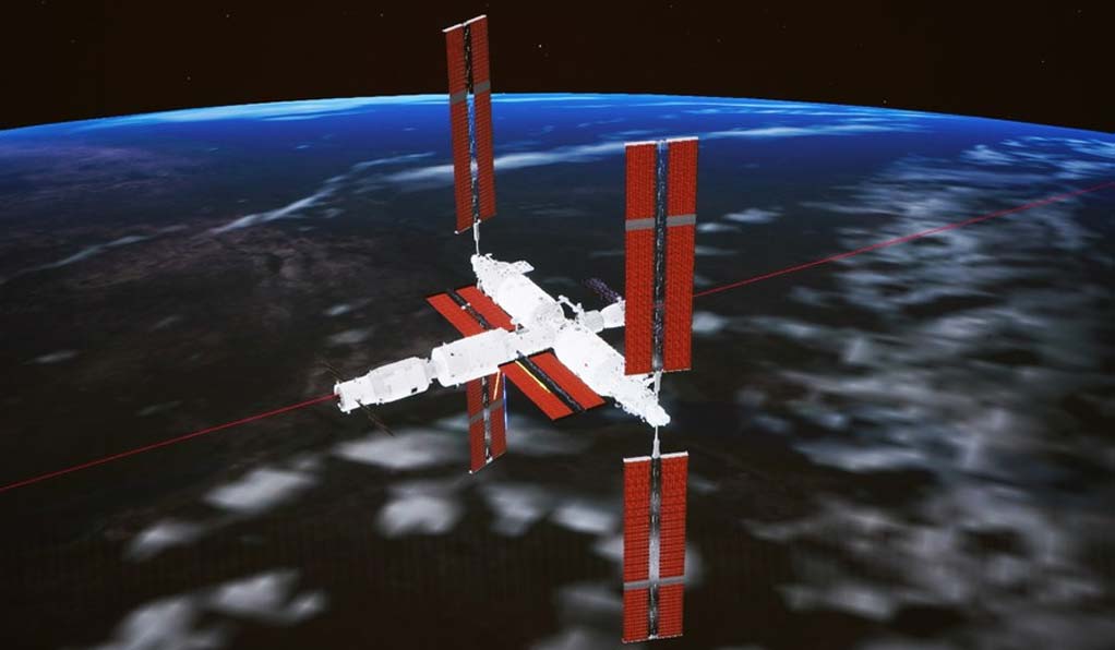 Китайский космический грузовик «Тяньчжоу-6» отделился от космической станции «Тяньгун»